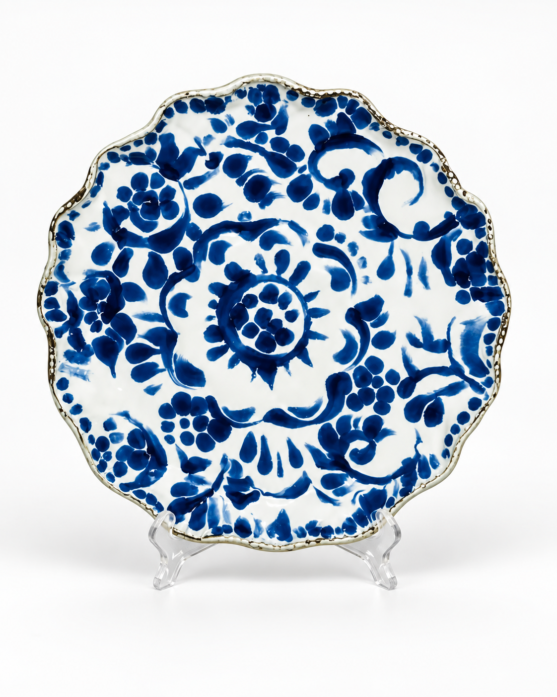 Cobalt Bloom Plate
