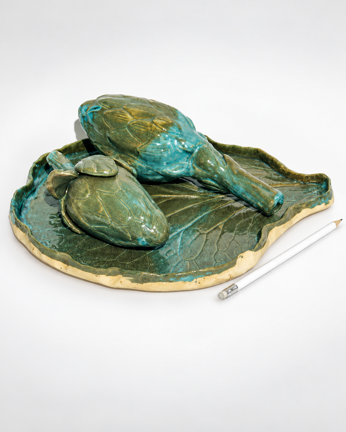Emerald Artichoke Platter